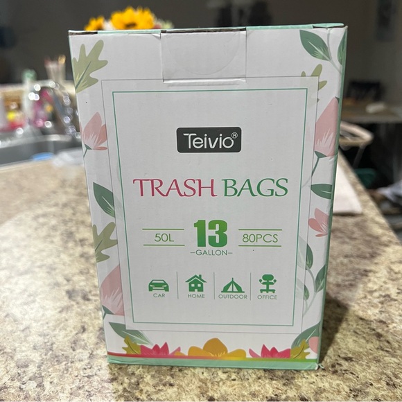 Clear Trash Bags 13 Gallon - Picture 1 of 4